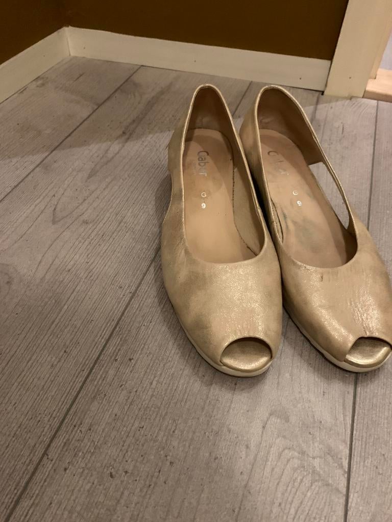 Gabor met sleehak maat 43, Schoenen met lage hakken, Overige kleuren, Ophalen of Verzenden, Gedragen