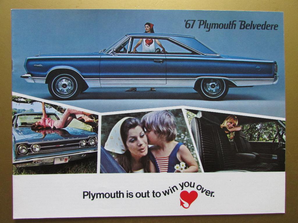 1967 Plymouth Belvedere prestige brochure, Engels, Ophalen of Verzenden, Zo goed als nieuw, Overige merken