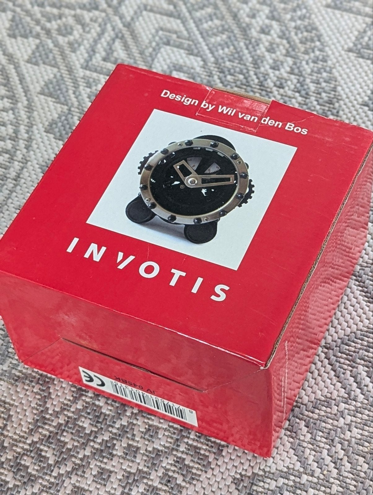 Nieuwe Design Radarklok – Wil van den Bos – Invotis, Huis en Inrichting, Woonaccessoires | Klokken, Ophalen of Verzenden, Nieuw