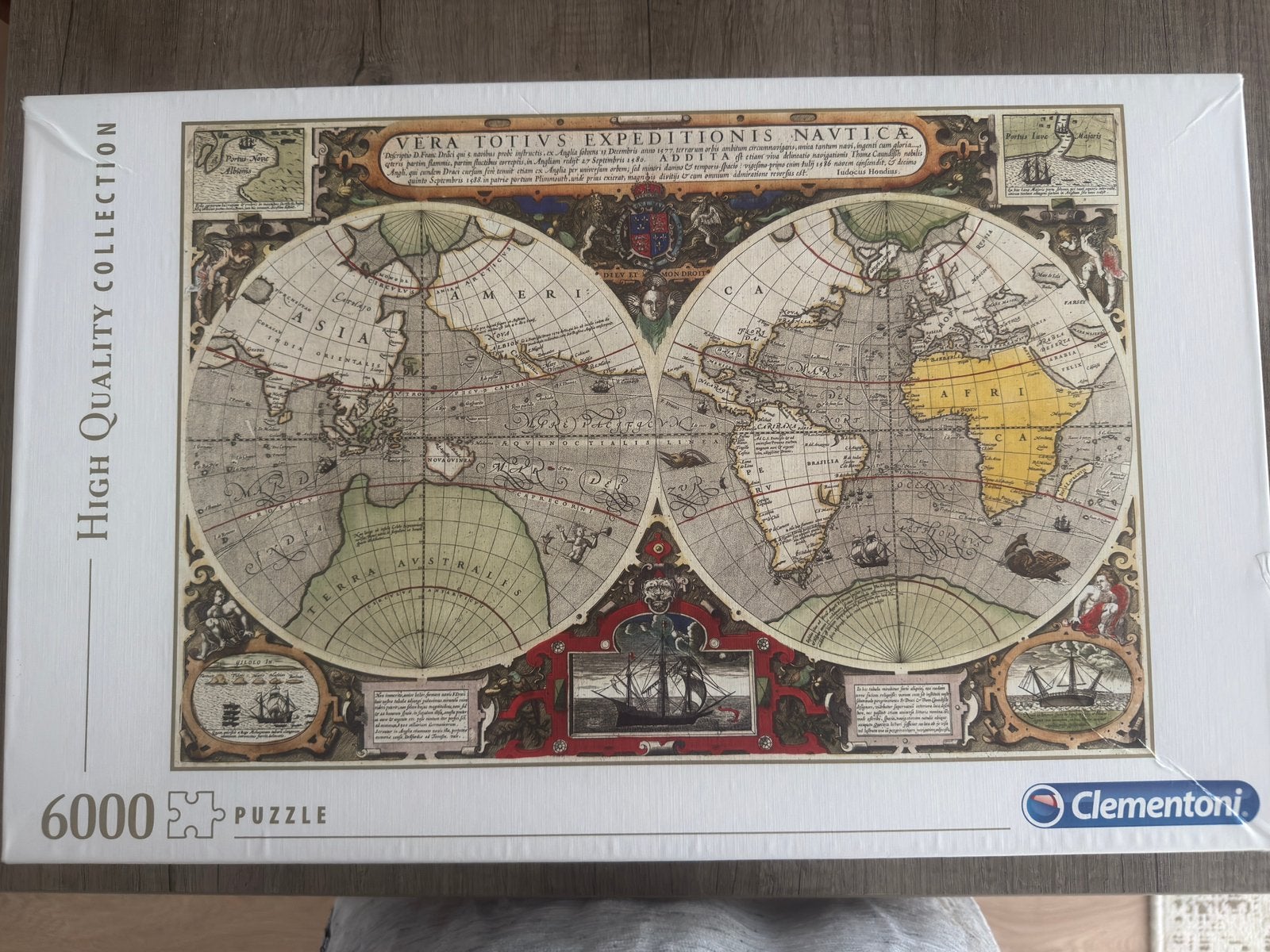 Puzzel 6000, Ophalen of Verzenden, 500 t/m 1500 stukjes, Zo goed als nieuw