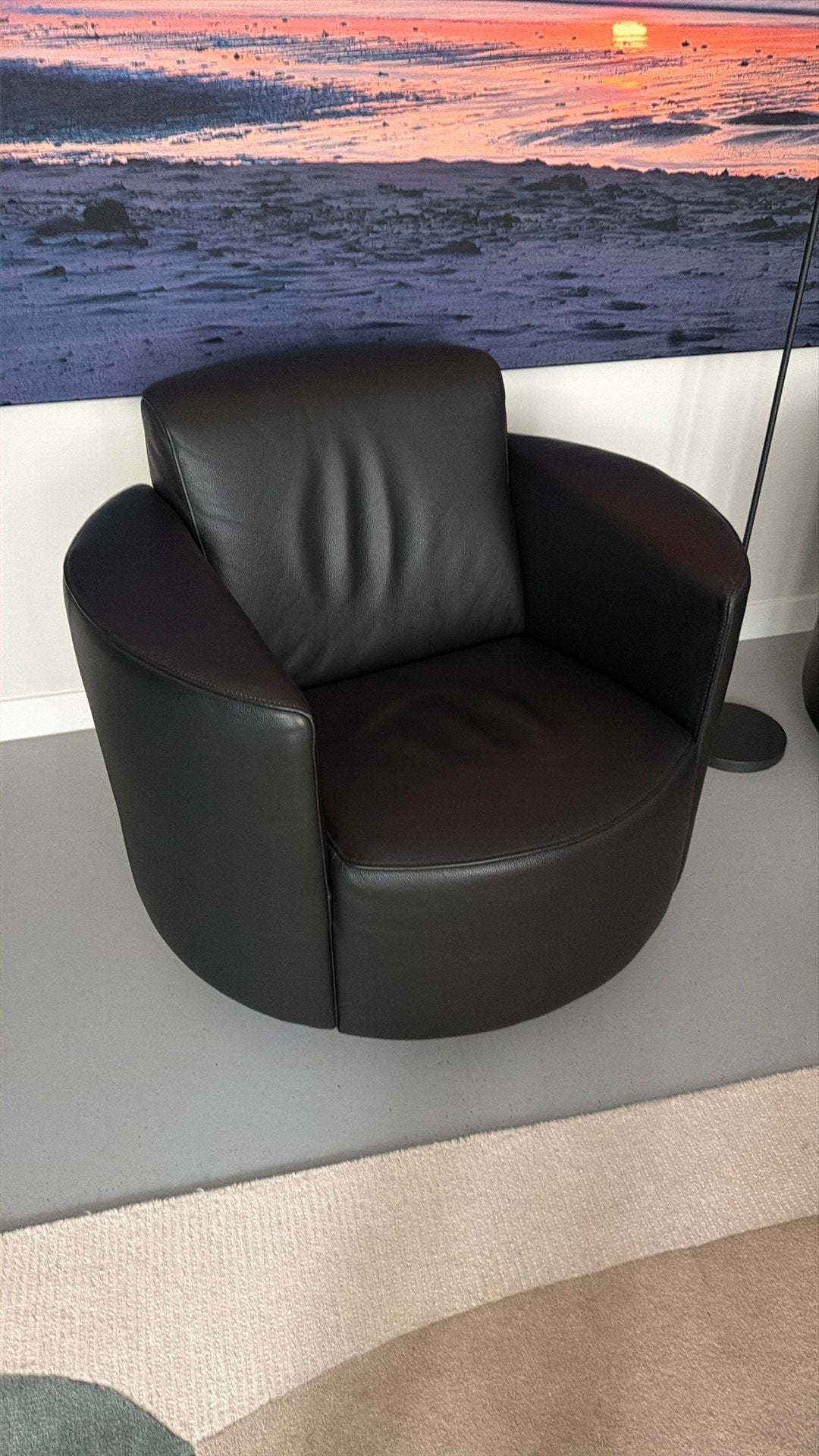 Montèl draaifauteuils leder, Huis en Inrichting, Ophalen, Gebruikt, Design, Leer