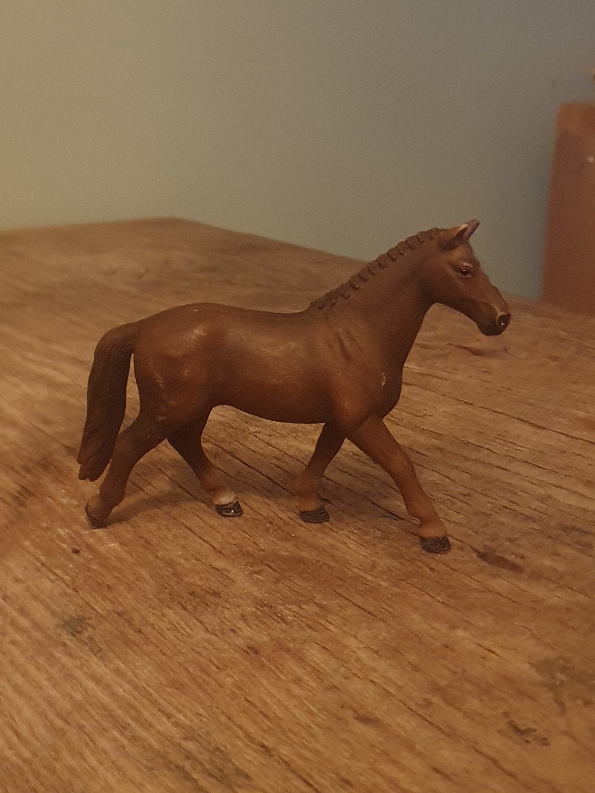 Schleich paard bruin speelgoedfiguur, Ophalen of Verzenden, Gebruikt, Jongen of Meisje