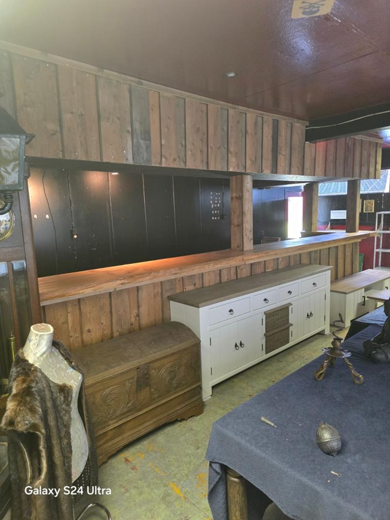 Mancave Bar zeer grote Bar + Heineken tapperij /spoelbakken, Ophalen