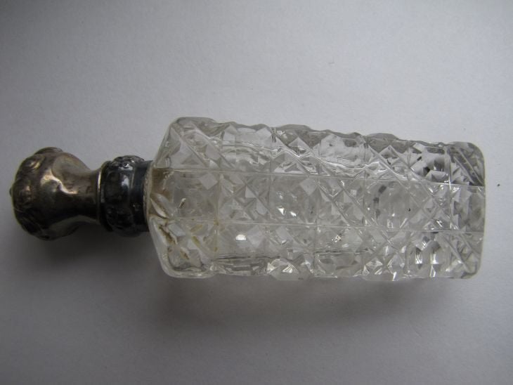Parfum fles, Verzenden, Zilver