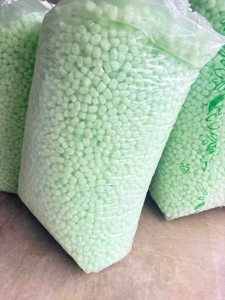 Verkocht ! Opvulchips bio groen 400L, Ophalen, ., Nieuw, Minder dan 10 m²