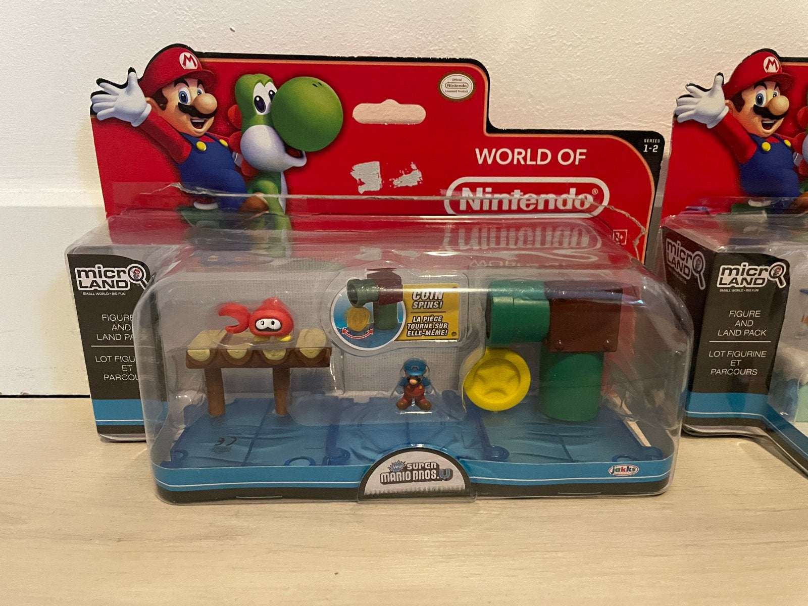 World of Nintendo Micro Land Super Mario Bros. Speelsets 1-2, Verzenden, Gebruikt