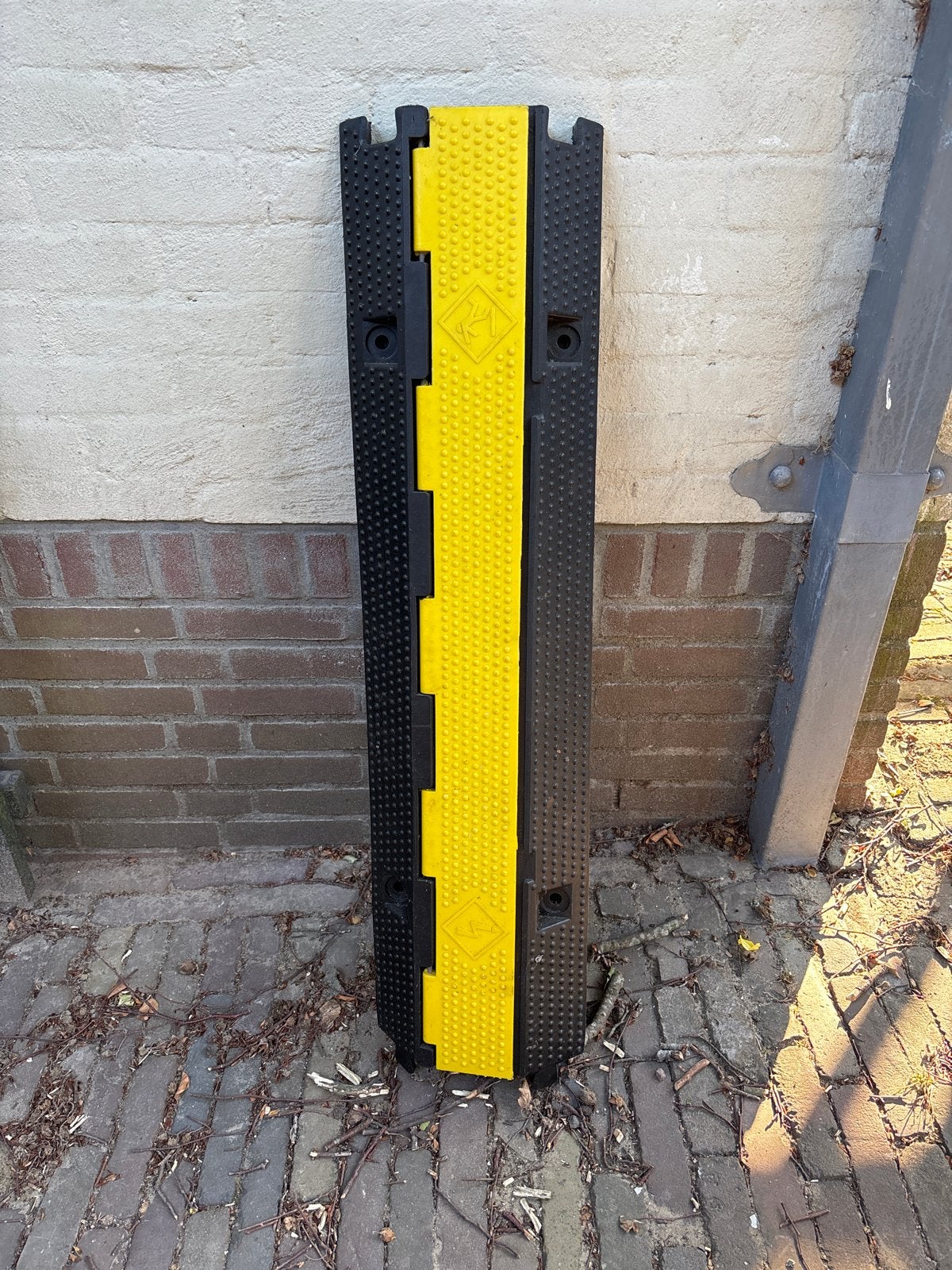 Kabelgoot / Kabelbrug - Zwart met Geel, Ophalen, Gebruikt