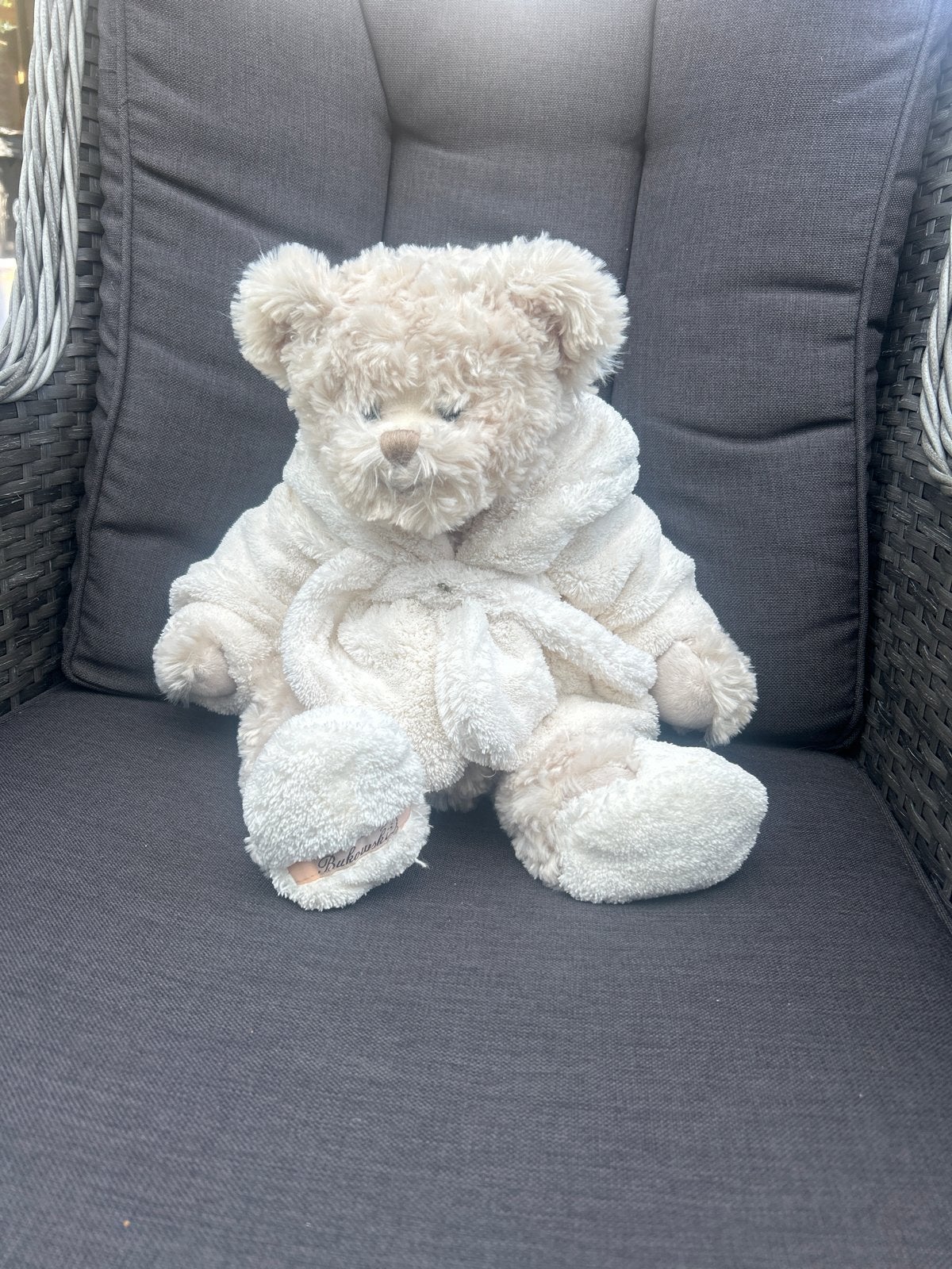 Bukowski Knuffelbeer met Badjas - Nieuw met label, Kinderen en Baby's, Overige merken, Beer, Ophalen of Verzenden, Zo goed als nieuw