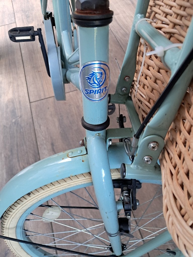Spirit Liberty 22 inch mintgroen, Fietsen en Brommers, Ophalen, Terugtraprem, 22 inch, Gebruikt