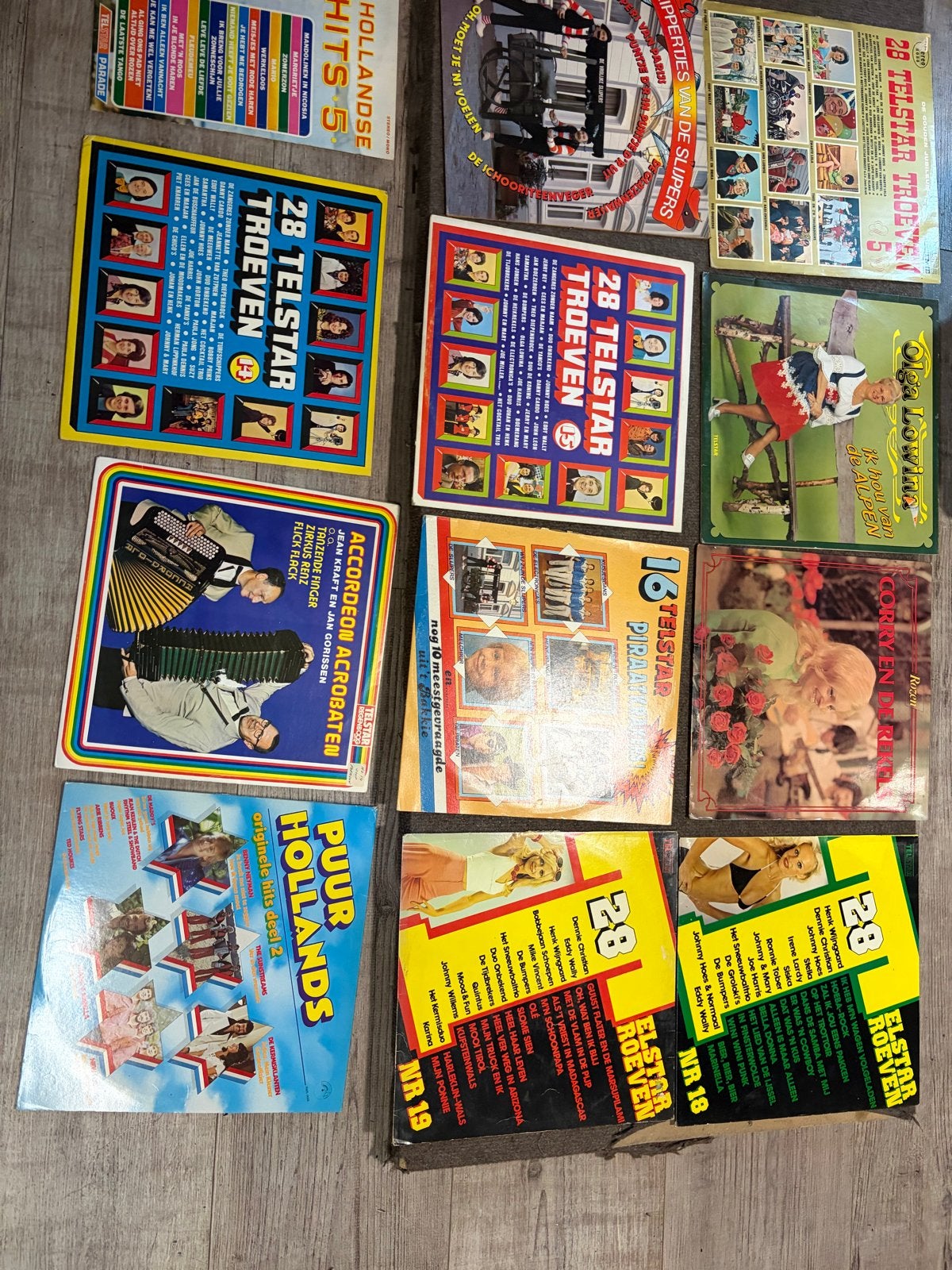 Grote collectie Nederlandse pop en schlager vinyl LP's 270st, Ophalen, LP, Gebruikt, Pop