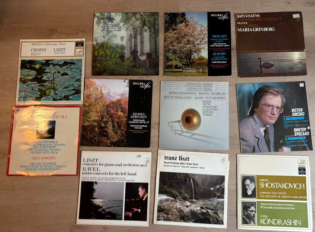 10 LP’s Klassieke Muziek Melodia, Cd's en Dvd's, Vinyl | Klassiek, Overige typen, Ophalen of Verzenden, Zo goed als nieuw, 12 inch
