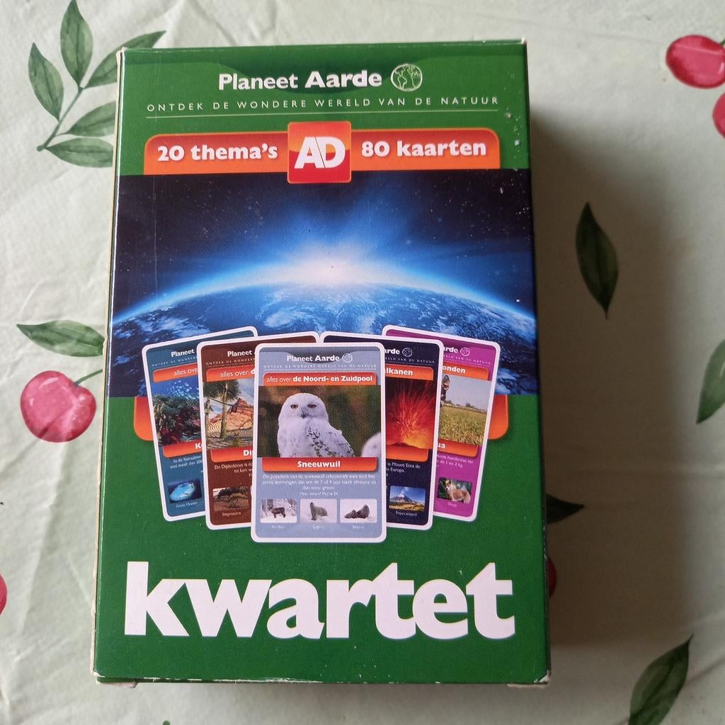 Kwartetspel ( planeet aarde  ), Verzamelen, Ophalen of Verzenden, Kwartet(ten)