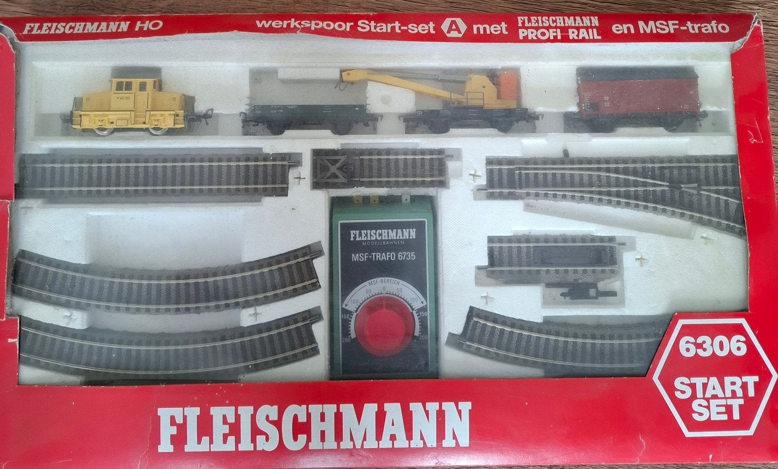 Fleischmann Start set 6306, Hobby en Vrije tijd, Modeltreinen | H0, Ophalen, Gebruikt, Gelijkstroom, Fleischmann