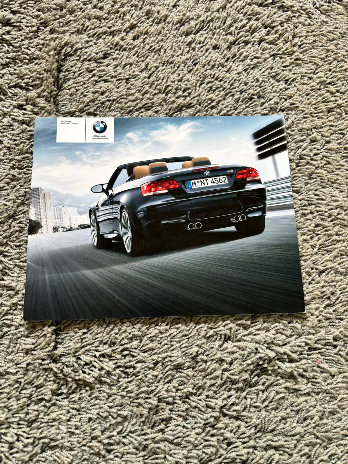 BMW M3 cabrio folder, Ophalen of Verzenden, Zo goed als nieuw, BMW