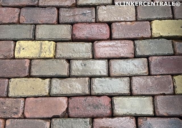 360m2 gemêleerd gebakken klinkers keiformaten broodjes, Bij dit gebruikte product niet meer te achterhalen., Gebruikt, Verzenden