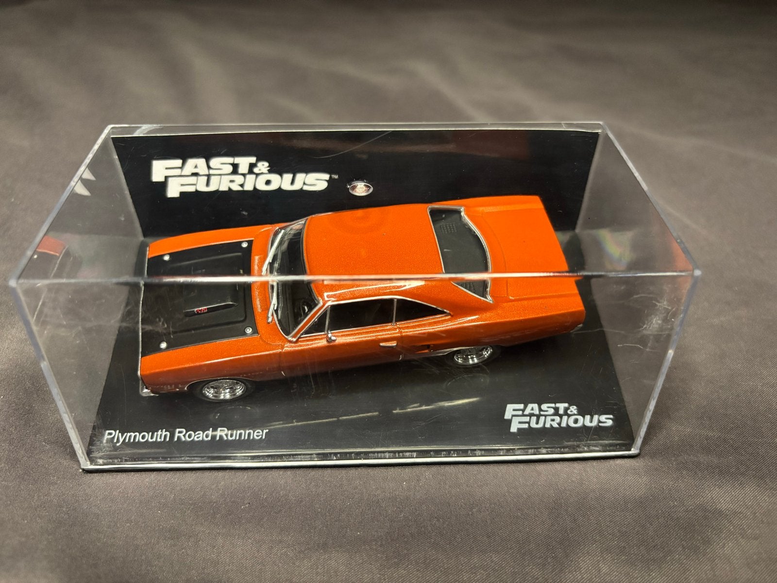 Fast & Furious Plymouth Road Runner schaal 1:43 Altaya, Hobby en Vrije tijd, Ophalen of Verzenden, Zo goed als nieuw, Auto, Overige merken