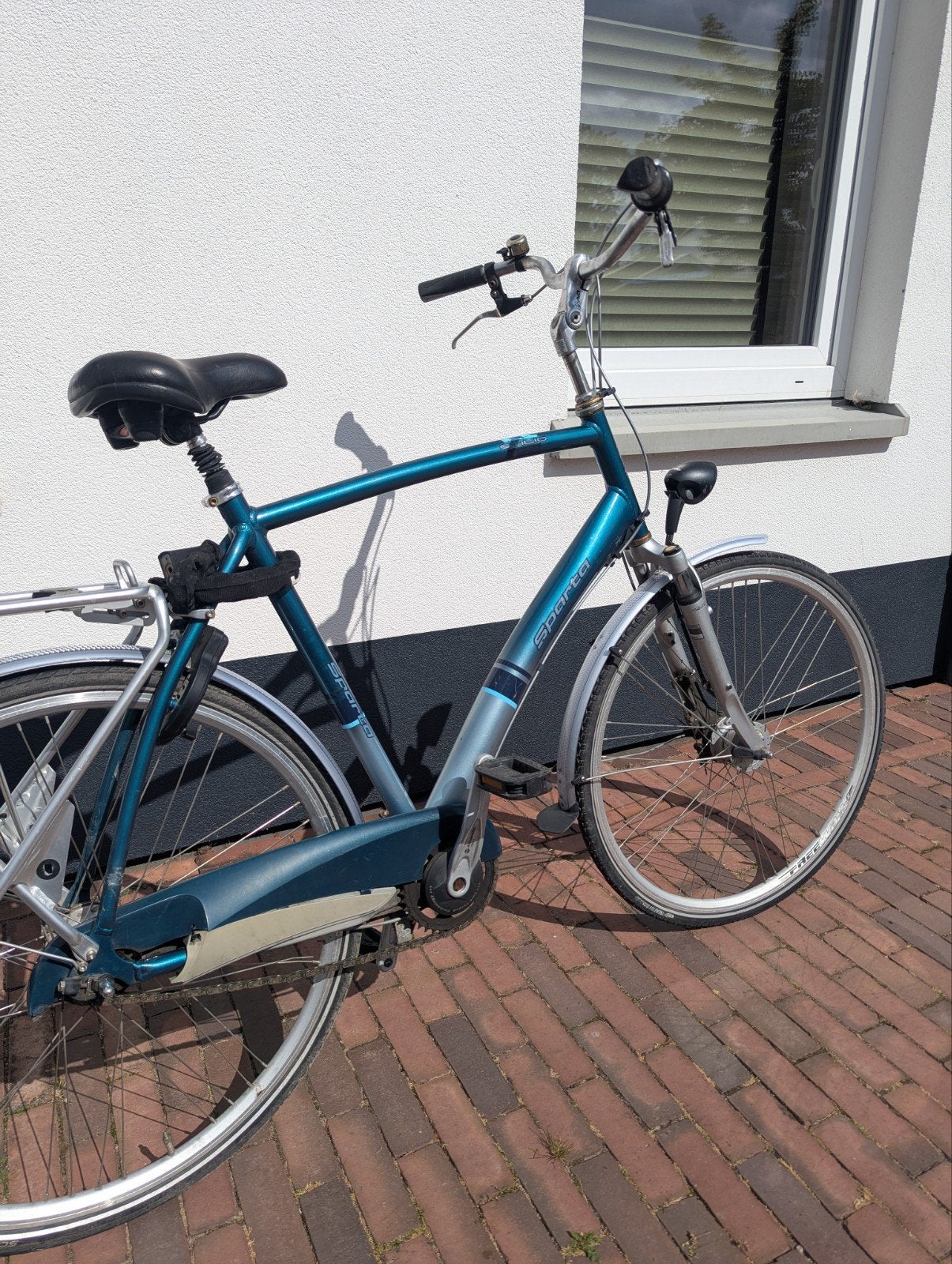 Herenfiets, hoog model, Sparta Stilio, 7 versnellingen, Ophalen, Sparta, Gebruikt, Versnellingen