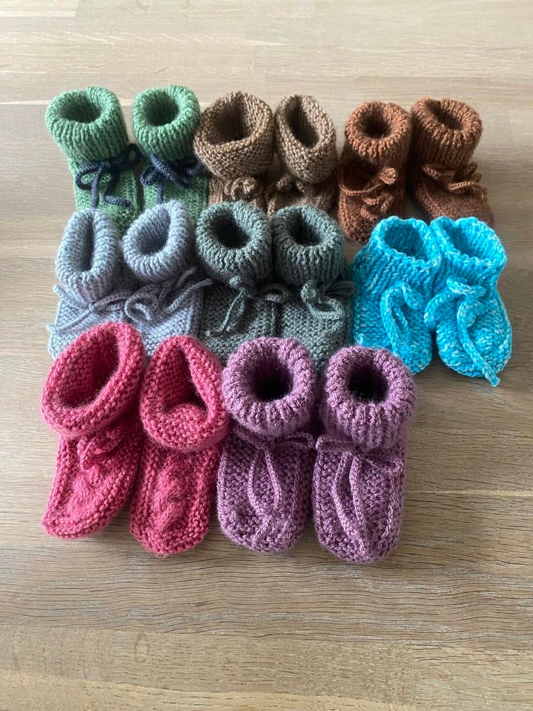 Baby sokjes slofjes gebreid, Kinderen en Baby's, Ophalen of Verzenden, Nieuw, Jongetje of Meisje