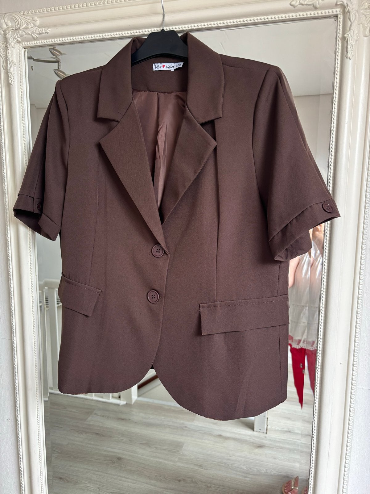Biba Style Bruin Jasje L/XL, Ophalen of Verzenden, Zo goed als nieuw, Bruin, Jasje