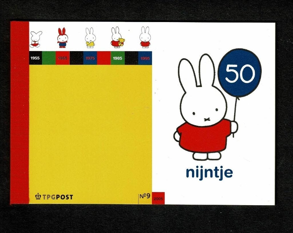 Nederland : 2005 - Prestigeboekje PR9 - Dick Bruna - Nijntje, Postzegels en Munten, Postzegels | Nederland, Verzenden, Na 1940