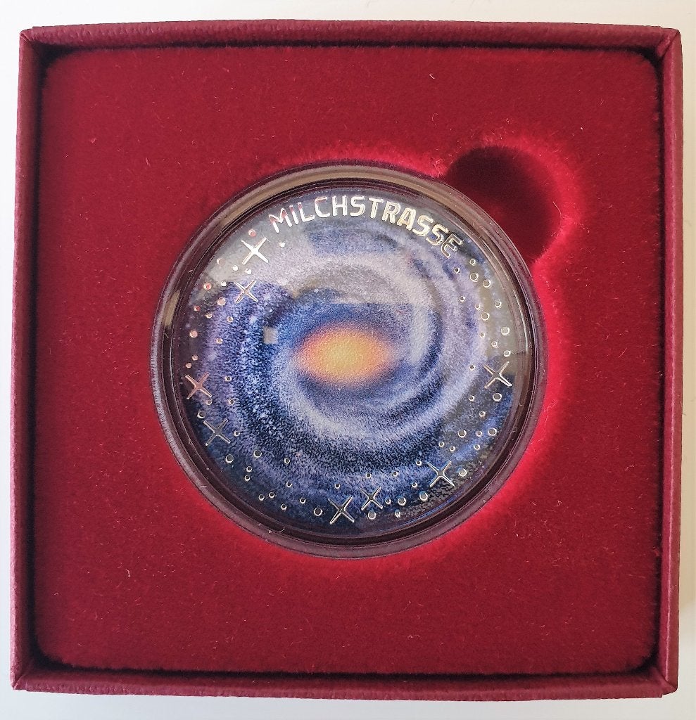 Oostenrijk 20 Euro 2021 Proof zilver Milchstrasse (schaars), Postzegels en Munten, Munten | Europa | Euromunten, Oostenrijk, Verzenden