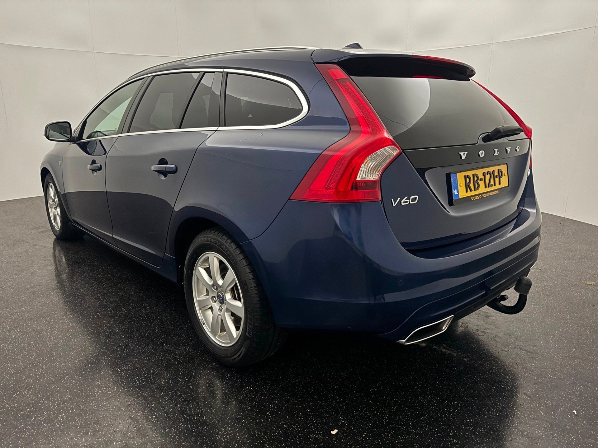Volvo V60 2.0 D4 AUT Ocean Race / Trekhaak / Leder / Cruise, Auto's, 4 cilinders, Blauw, 23 km/l, Leder