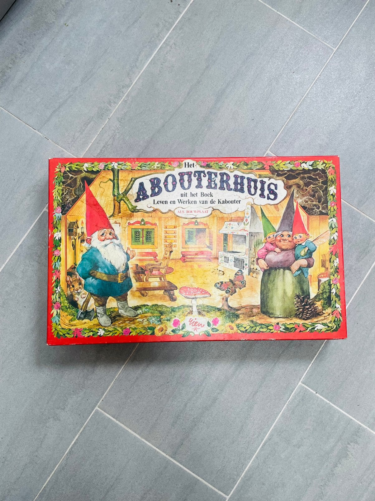 Het Kabouterhuis Bouwpakket uit 1977 Rien Poortvliet, Educatief, Gebouwen, Ophalen of Verzenden, Zo goed als nieuw