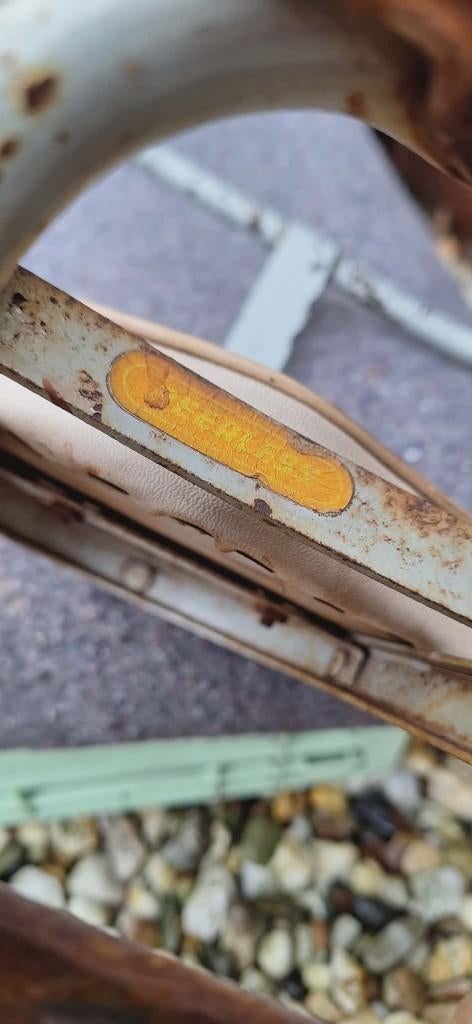 Oldtimer vintage fietsstoeltje, retro uitstraling., Fietsen en Brommers, Fietsaccessoires | Fietsstoeltjes, ., Ophalen of Verzenden
