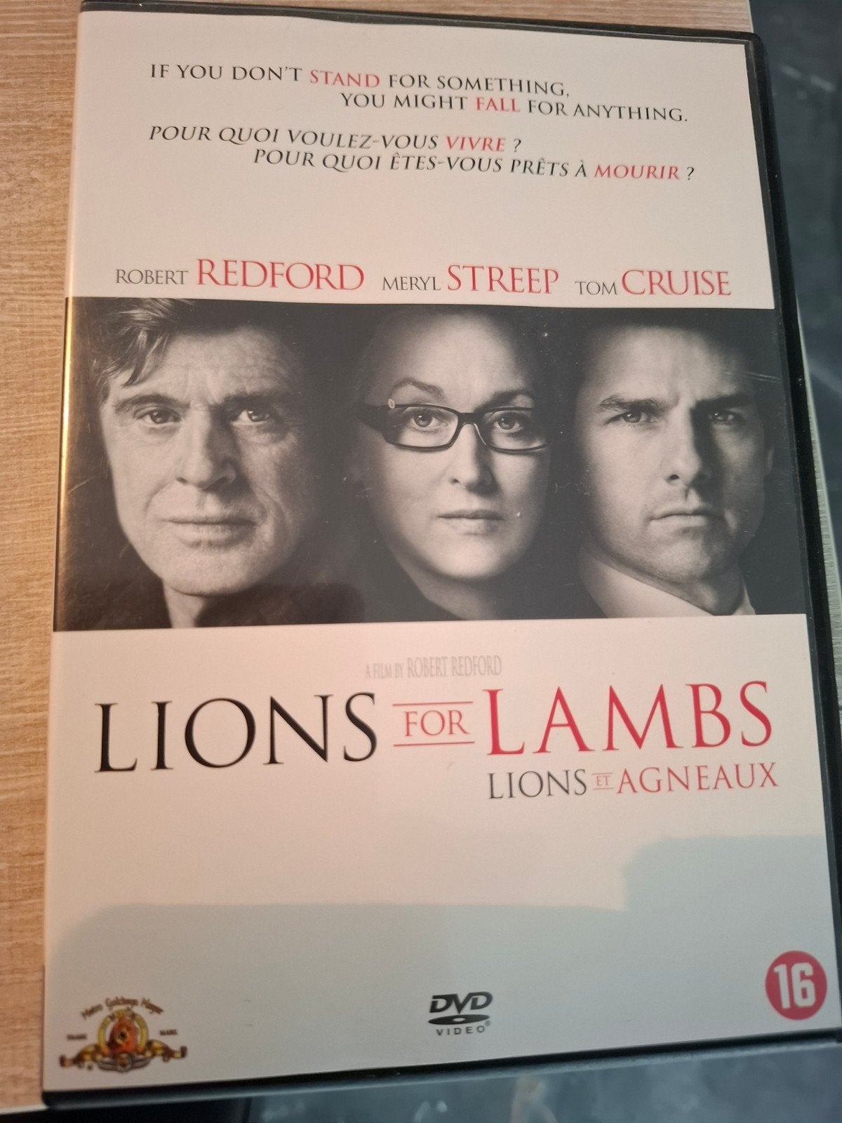 Lions for Lambs - Robert Redford - Meryl Streep - Tom Cruise, Cd's en Dvd's, Engels, Vanaf 16 jaar, Nederlands, Ophalen of Verzenden