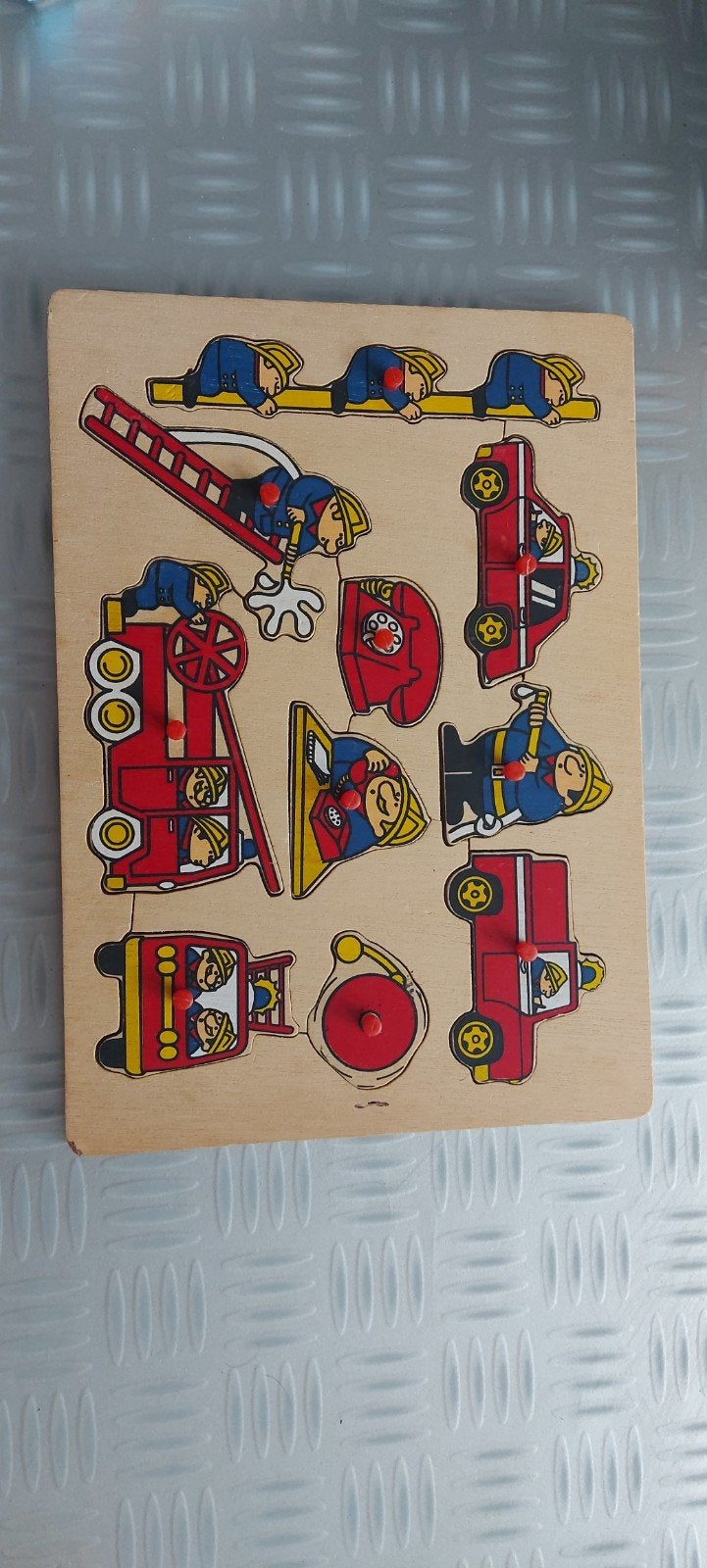 houten puzzel, Ophalen of Verzenden, 10 tot 50 stukjes, Zo goed als nieuw