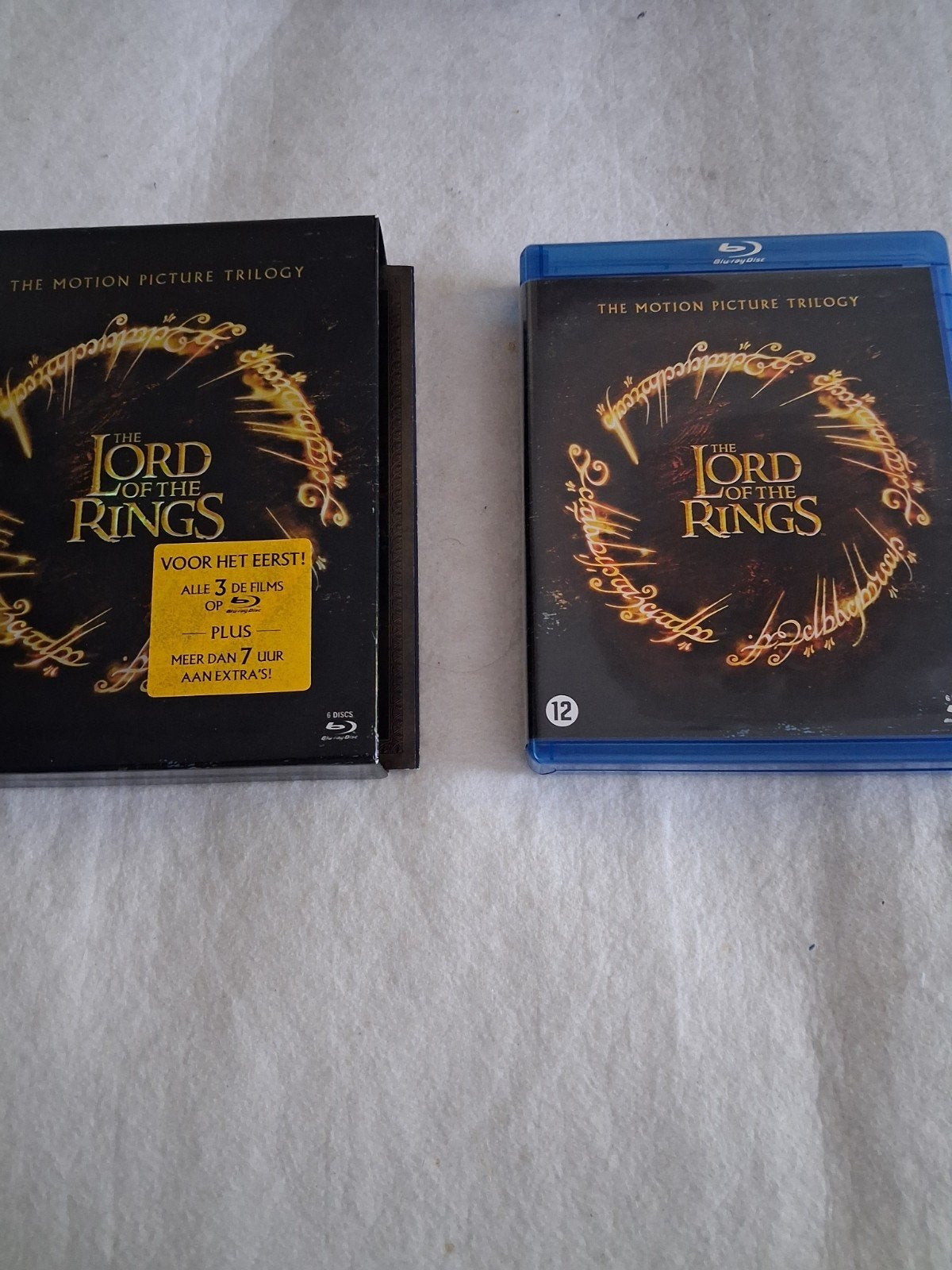 The Lord of the Rings: The Motion Picture Trilogy Blu-ray, Cd's en Dvd's, Blu-ray, Ophalen of Verzenden, Zo goed als nieuw, Science Fiction en Fantasy