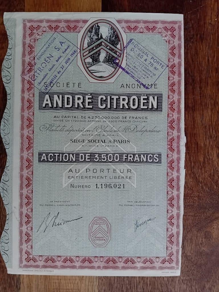 André Citroën, Verzenden, Zo goed als nieuw, Auto's