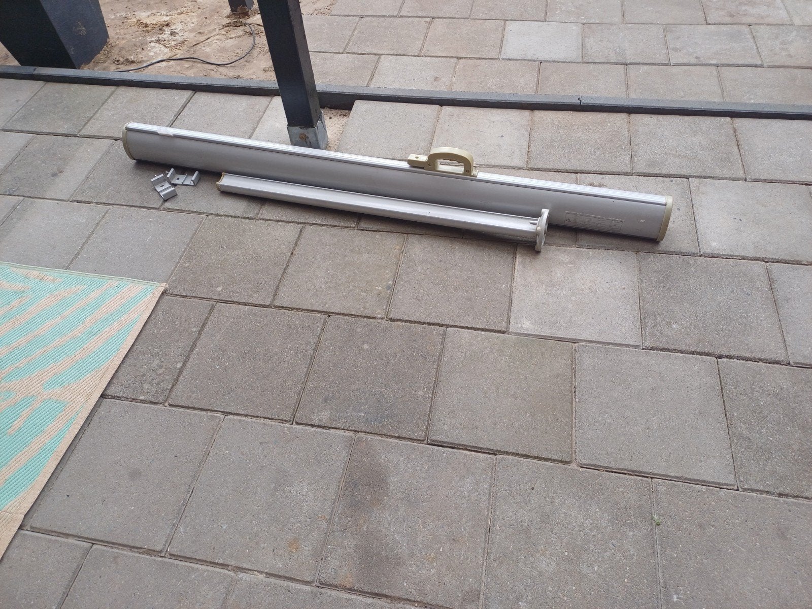 windscherm, Ophalen, Gebruikt, Pvc, Minder dan 2 meter