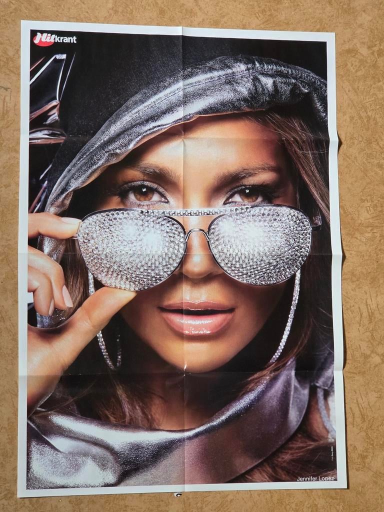 Grote xl poster van Jennifer Lopez, Ophalen of Verzenden, Zo goed als nieuw, Poster, Artwork of Schilderij