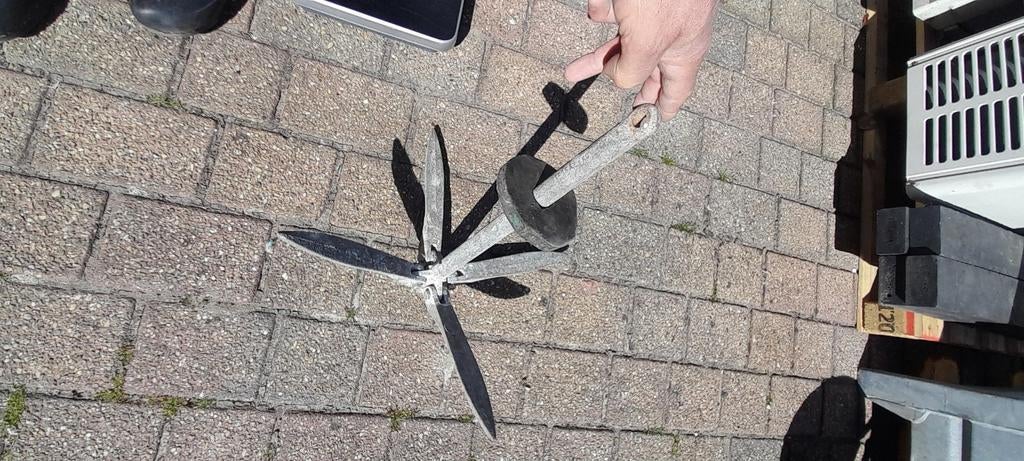 Paraplu anker 5 kilo  en plaatanker 20 kilo, Watersport en Boten, Ophalen of Verzenden, Overige typen