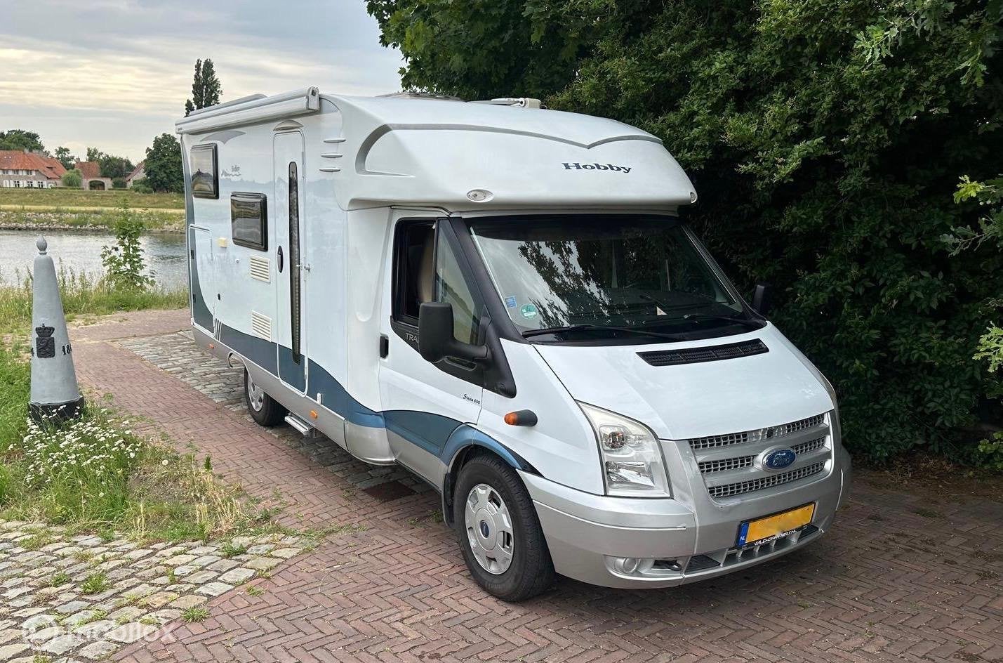 Ford Transit Hobby T 600 GFLC 65617 KM AIRCO, Caravans en Kamperen, Campers, Hobby, 6 tot 7 meter, Bedrijf, Ford