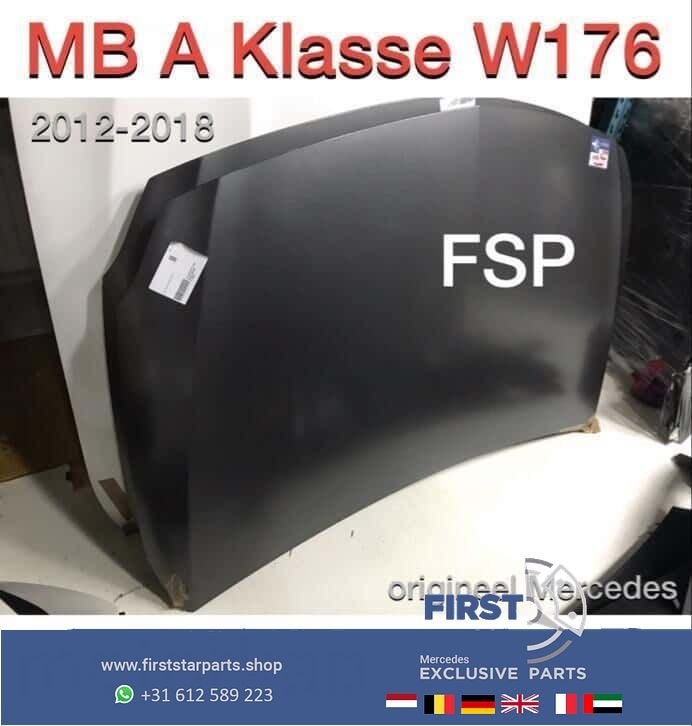 W176 motorkap origineel Mercedes A Klasse 2012-2018 grijs MB, Auto-onderdelen, Gebruikt, -, Voor, Ophalen of Verzenden
