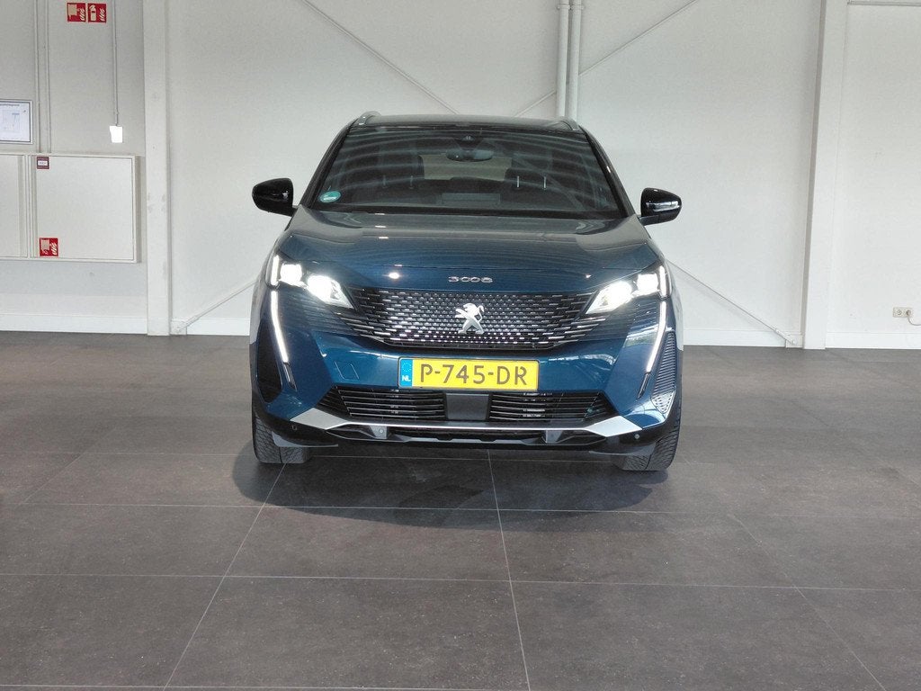 Peugeot 3008 1.6 HYbrid 225 GT, Auto's, Peugeot, 12 maanden, Euro 6, Blauw, Leder en Stof