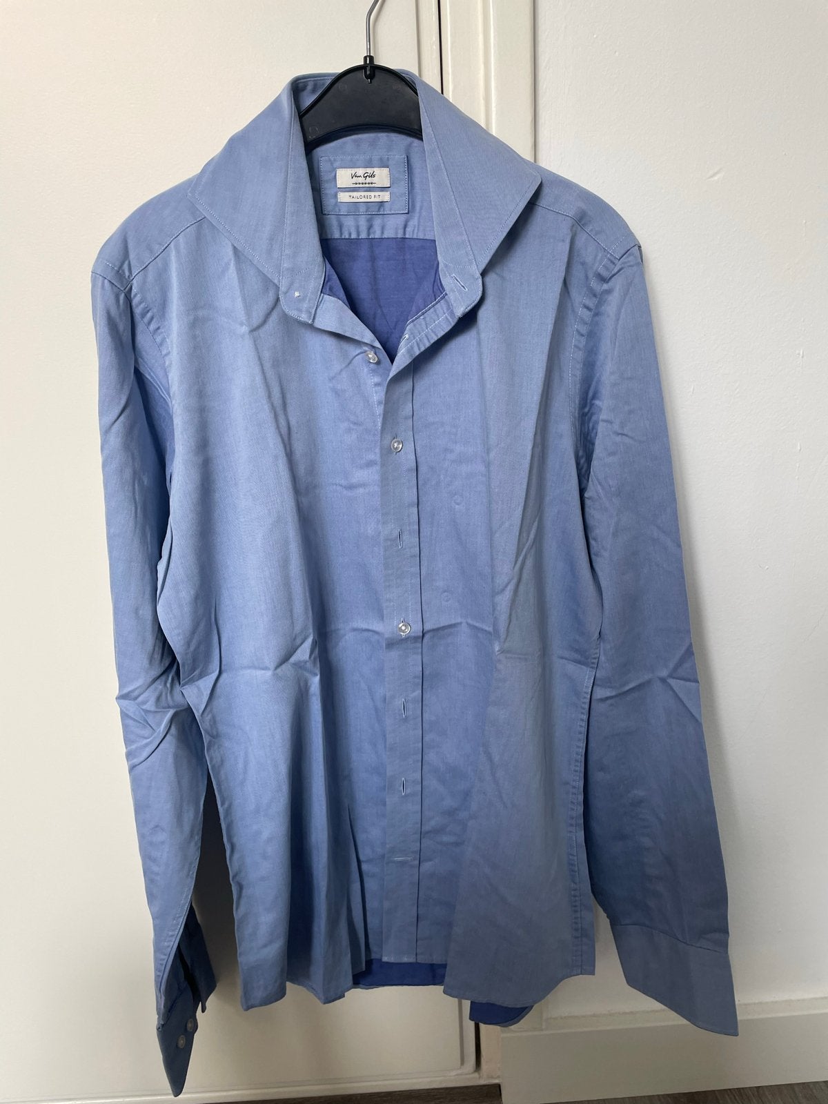 Van Gils herenoverhemden (3 stuks), Kleding | Heren, Overhemden, Ophalen, Gedragen, Blauw, Halswijdte 39/40 (M)