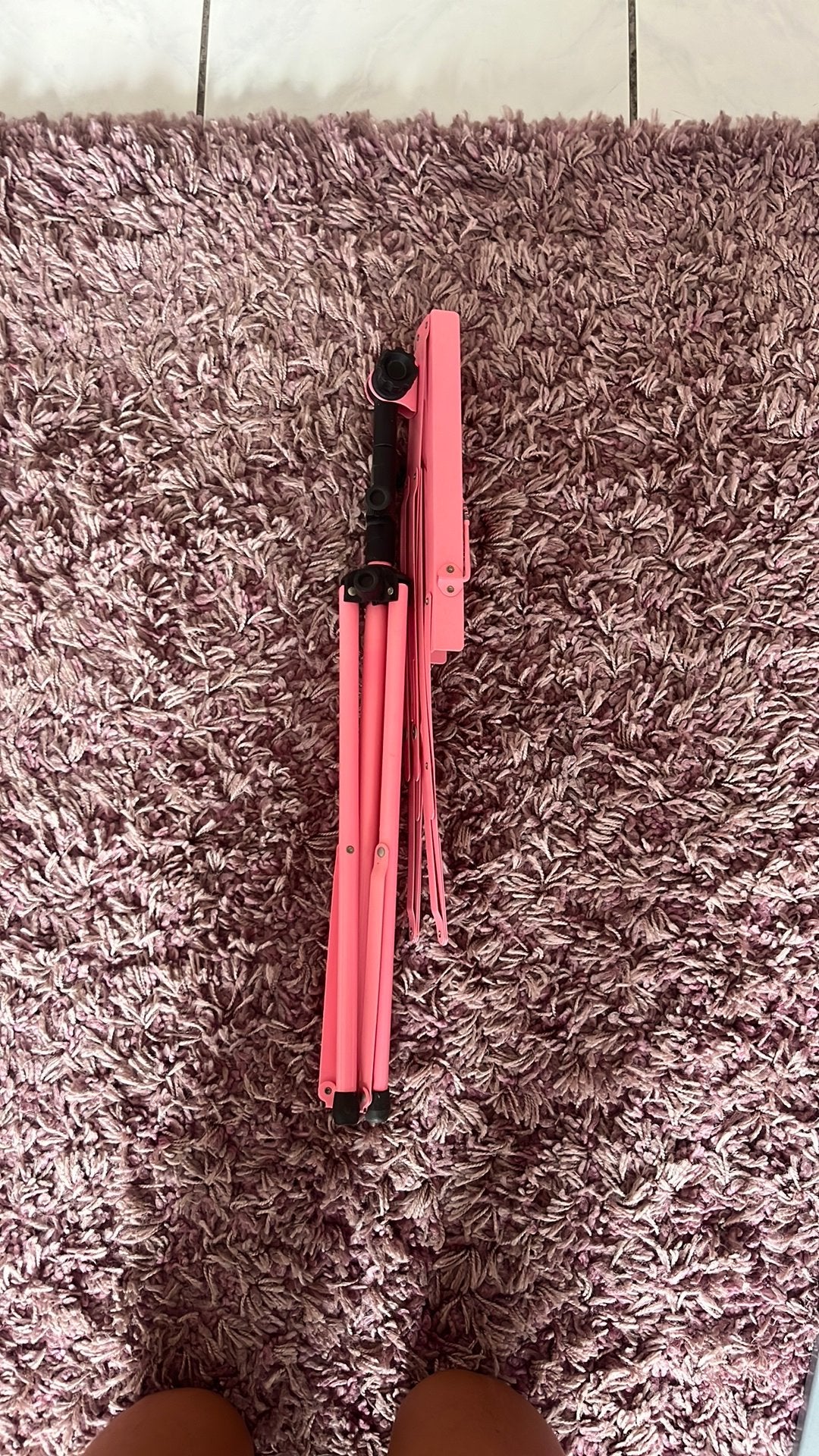 Roze inklapbare standaard bladmuziek, Ophalen, Zo goed als nieuw, Muziekstandaard, Gitaar
