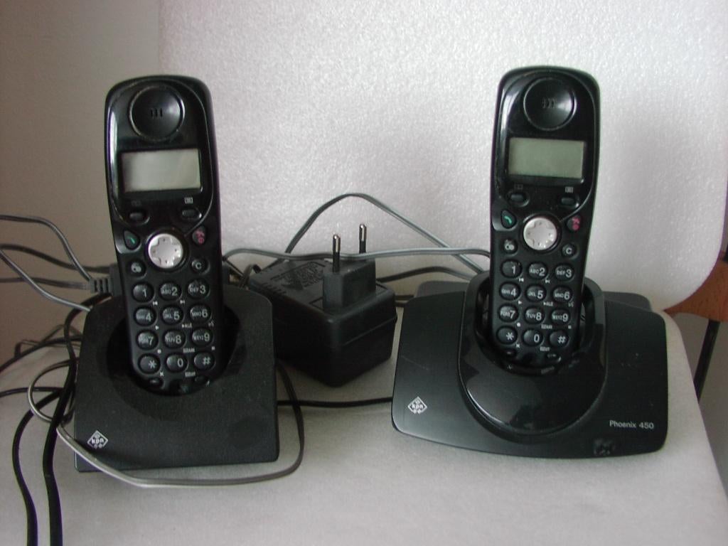 Telefoon KPN Phoenix 450, Telecommunicatie, Vaste telefoons | Handsets en Draadloos, Verzenden, Gebruikt, 2 handsets