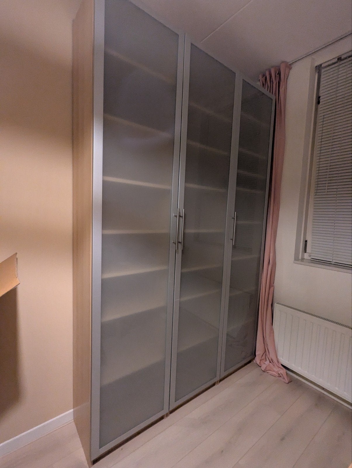 3 IKEA Pax Drammen kastdeuren (zonder kast), Ophalen, Gebruikt, 100 tot 150 cm, 200 cm of meer