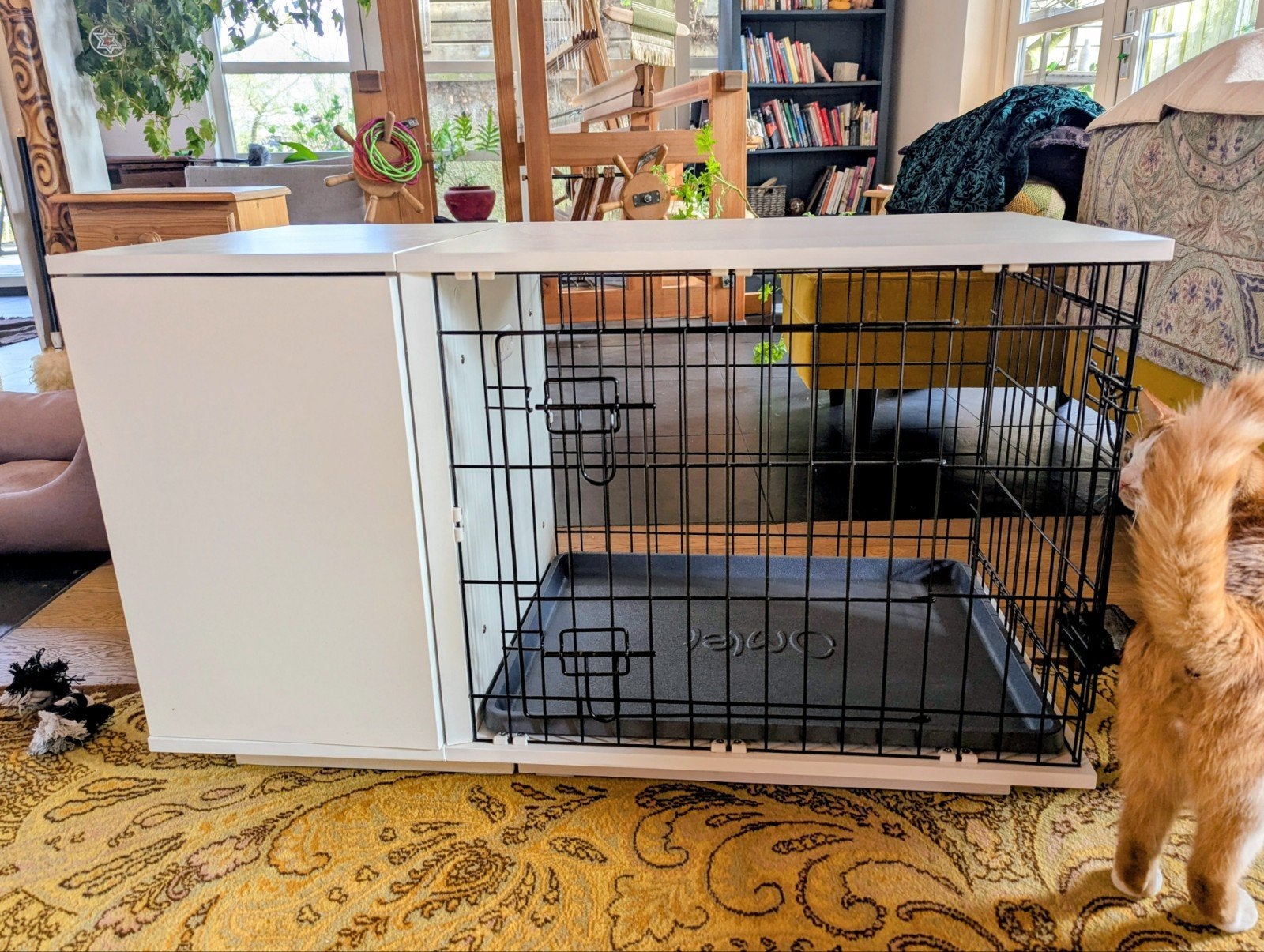 Hondenbench Fido 24 van Omlet, Dieren en Toebehoren, Hondenbenches, Ophalen, Zo goed als nieuw