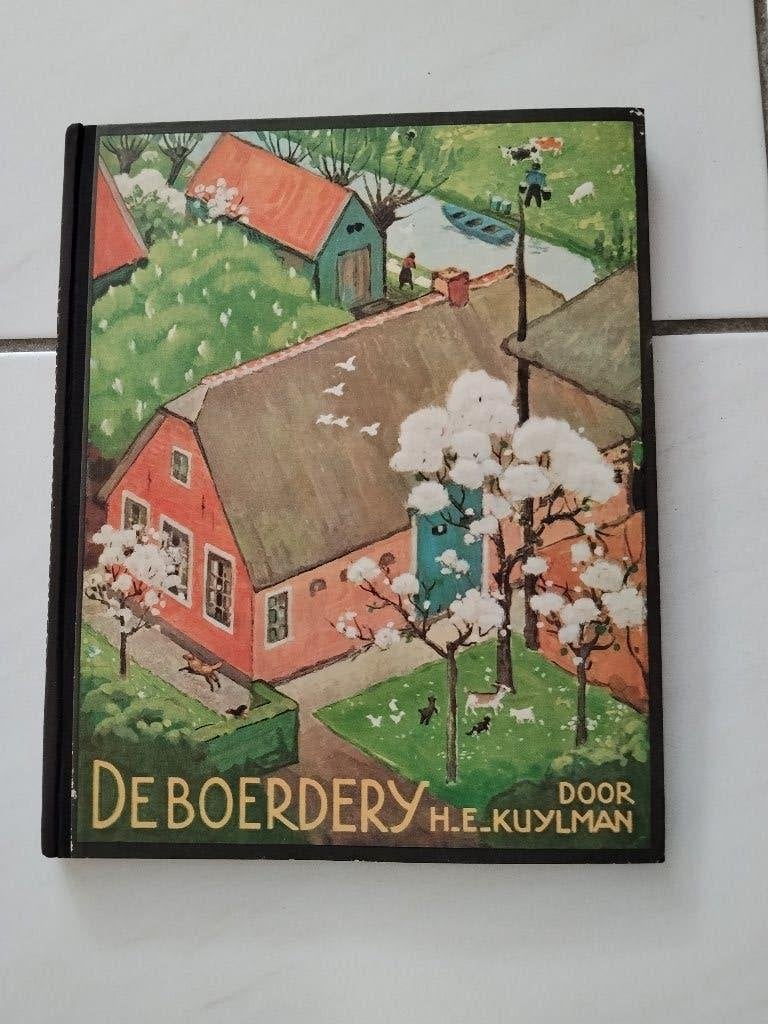 Verkade plakboek De Boerdery H.E.Kuylman 1936, Boeken, Ophalen of Verzenden, Gelezen, Plaatjesalbum