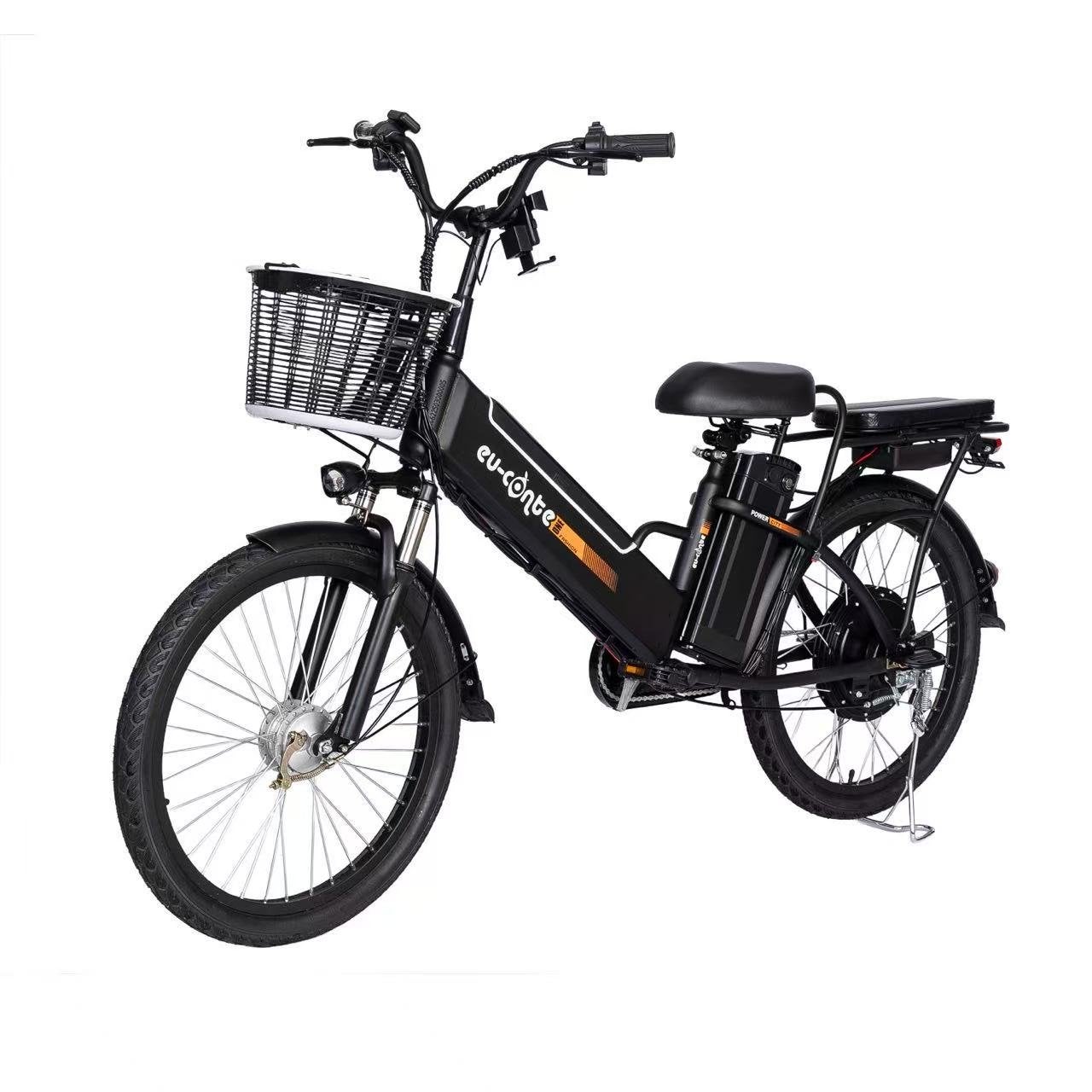 Eu-conte elektrische fiets met mand en bagagedrager, Fietsen en Brommers, Elektrische fietsen, Overige merken, Nieuw, Ophalen of Verzenden
