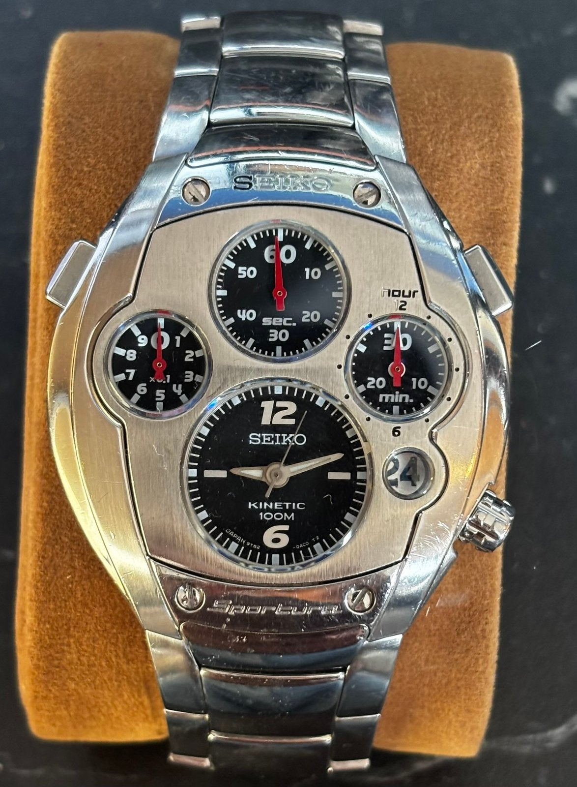 Seiko SLQ015 Sportura, Sieraden, Tassen en Uiterlijk, Staal, Ophalen of Verzenden, Zo goed als nieuw, Seiko