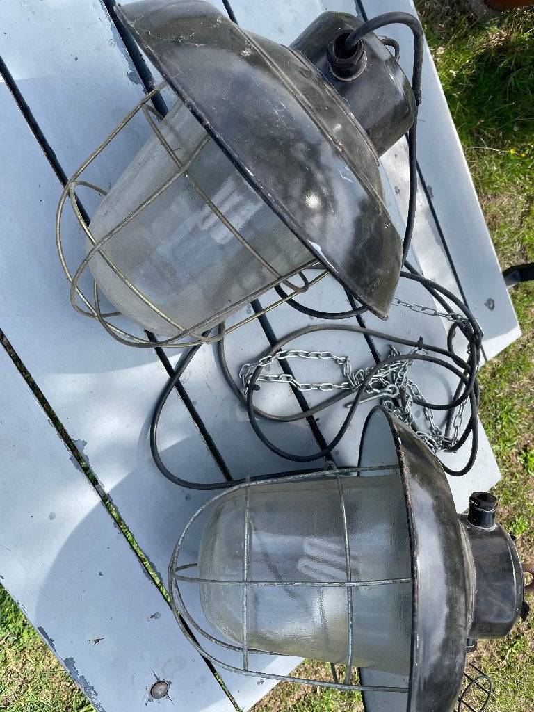 design lampen industrieel, Ophalen, Gebruikt, Industrieel design, E27 (groot)