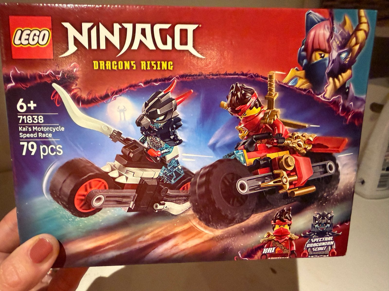 LEGO NINJAGO 71838 Kai's Motorfiets Speed Race nieuw