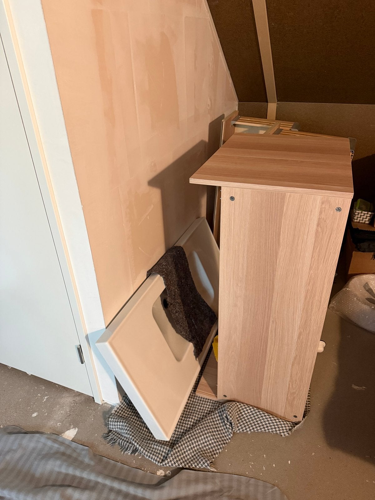 IKEA wasbak met onderkast, Ophalen, Gebruikt, 100 tot 150 cm, Wasbak of Wastafel