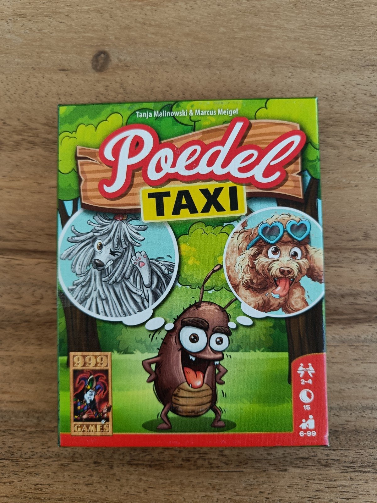 999 Games Poedel Taxi Kaartspel - Nieuwstaat, Een of twee spelers, Ophalen of Verzenden, Zo goed als nieuw, 999 Games